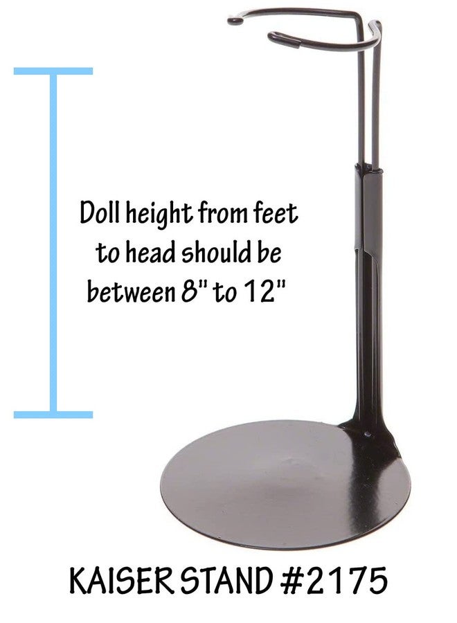 Kaiser Doll Stand 2175 - Black Doll Stand for 8" to 12" Dolls and Action Figures - Image 3